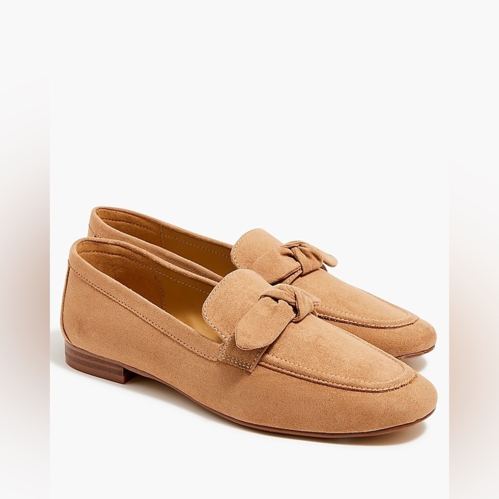 J. Crew Factory Tan Suede Loafers